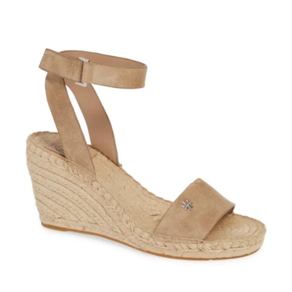 TORY BURCH Bima Espadrille Wedge Sandals - size 7.5